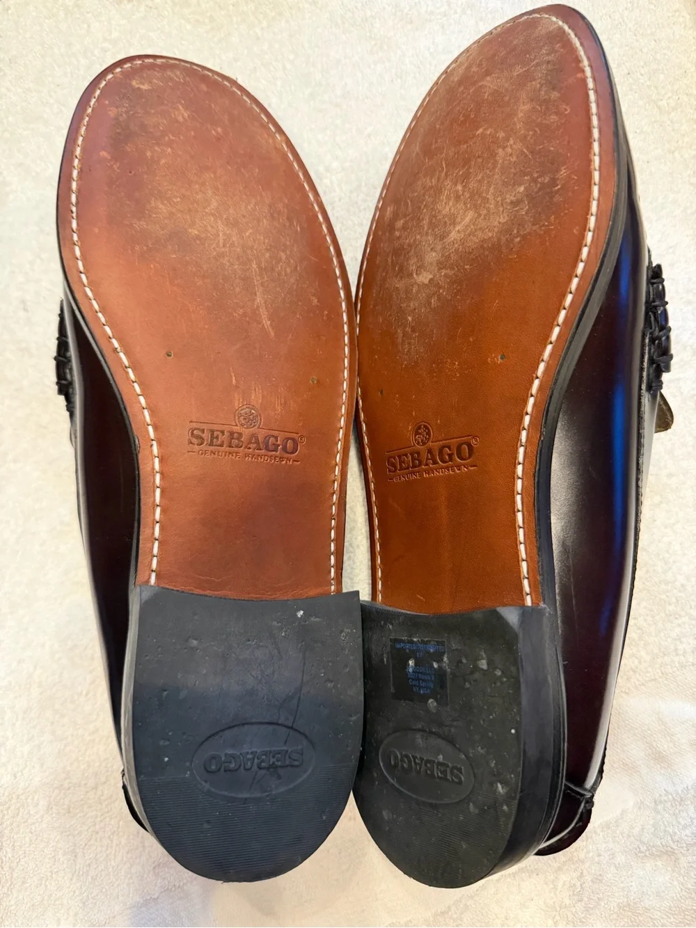 Sebago polished leather